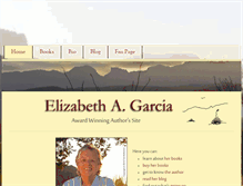 Tablet Screenshot of elizabethagarciaauthor.com